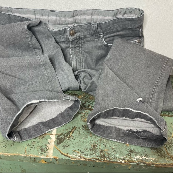 Ermenegildo Zegna Mens Light Gray Slim Straight Stretch Denim Jeans Size 34 - Picture 16 of 16